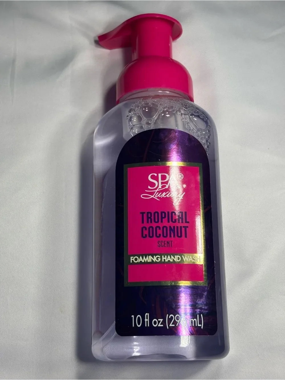 3 New Tropical Coconut Bundle  Foaming Hand Wash & Body Wash - Pink/Purple